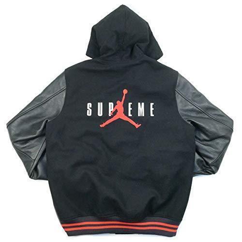 Supreme Nike Air Jordan Hooded Varsity Jacket ジャケット (Supreme