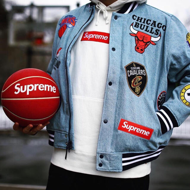 Supreme Nike NBA Teams Warm-Up Jacket Denim シュプリーム (Nike