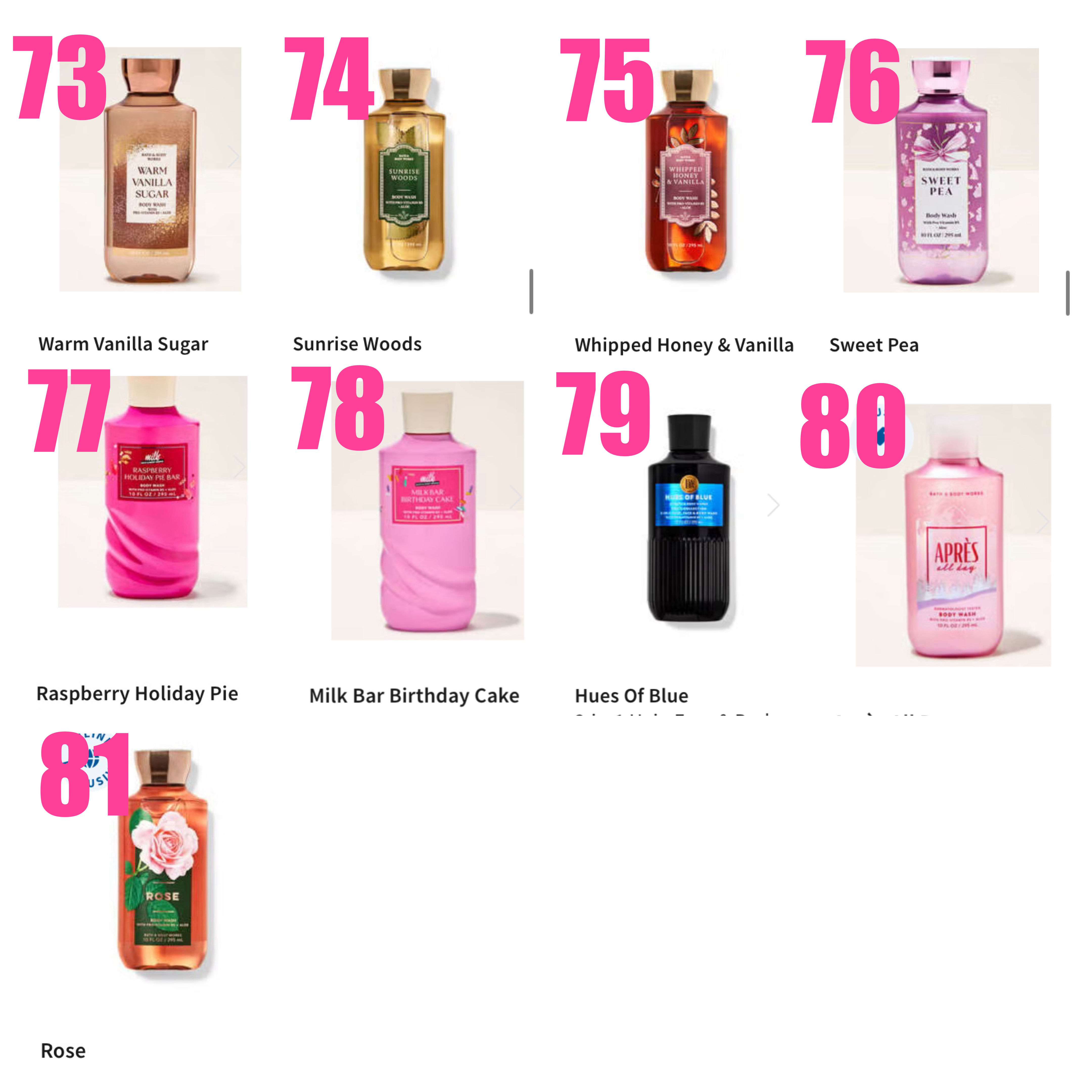 バスアンドボディワークス シャワージェル 12点 (Bath & Body Works