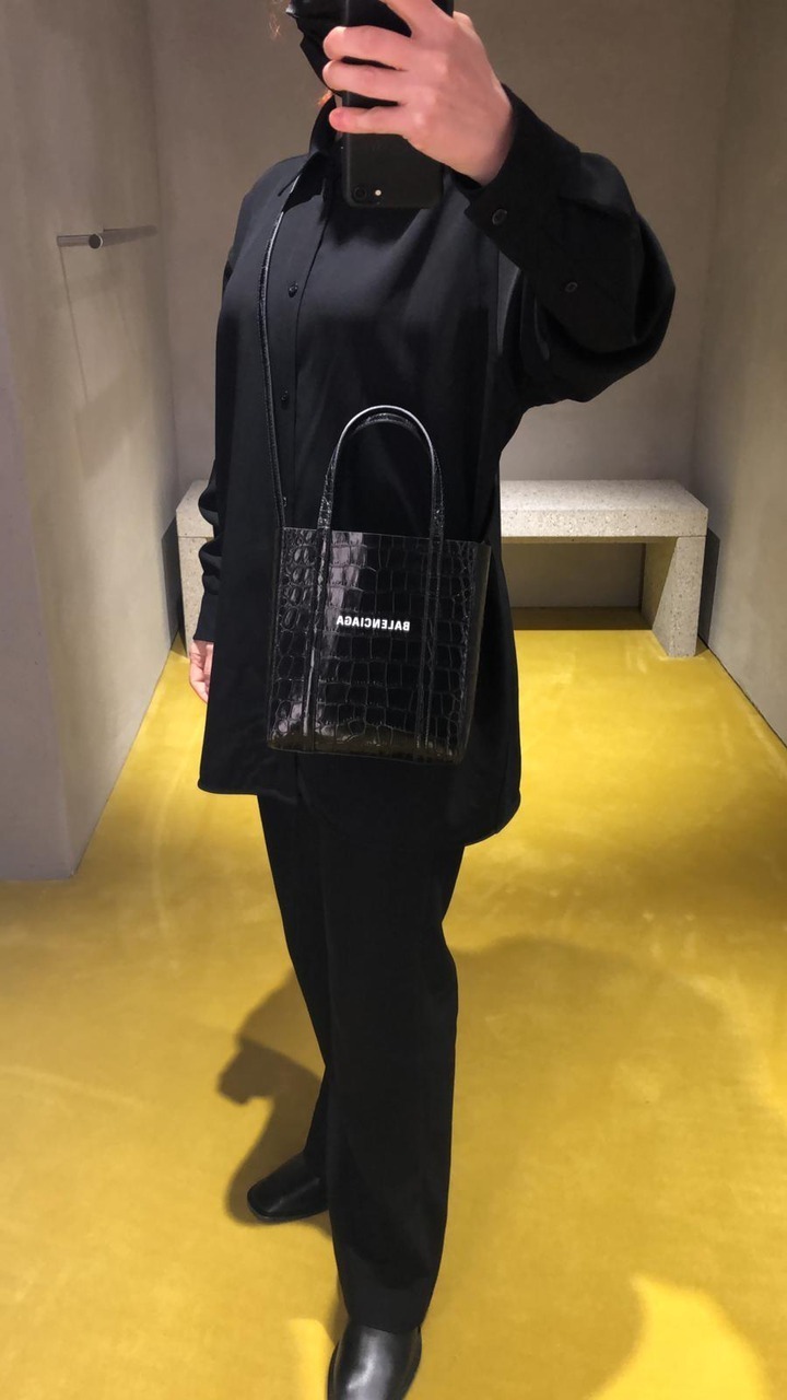 BALENCIAGA】Everyday XXS トート シャイニー クロコダイル