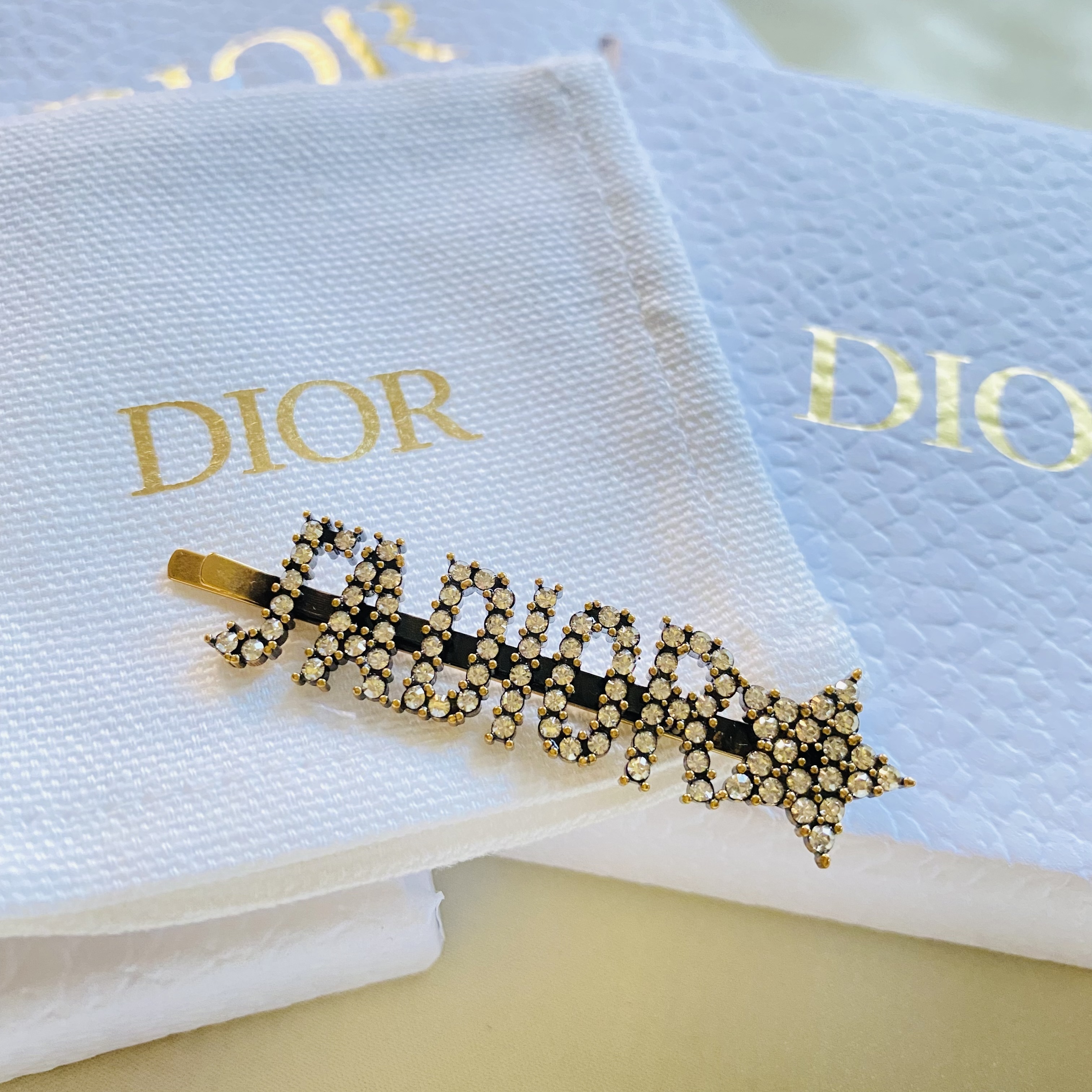 DIOR】ディオール J'ADIOR バレッタ ヘアピン アンティーク (Dior/ヘア