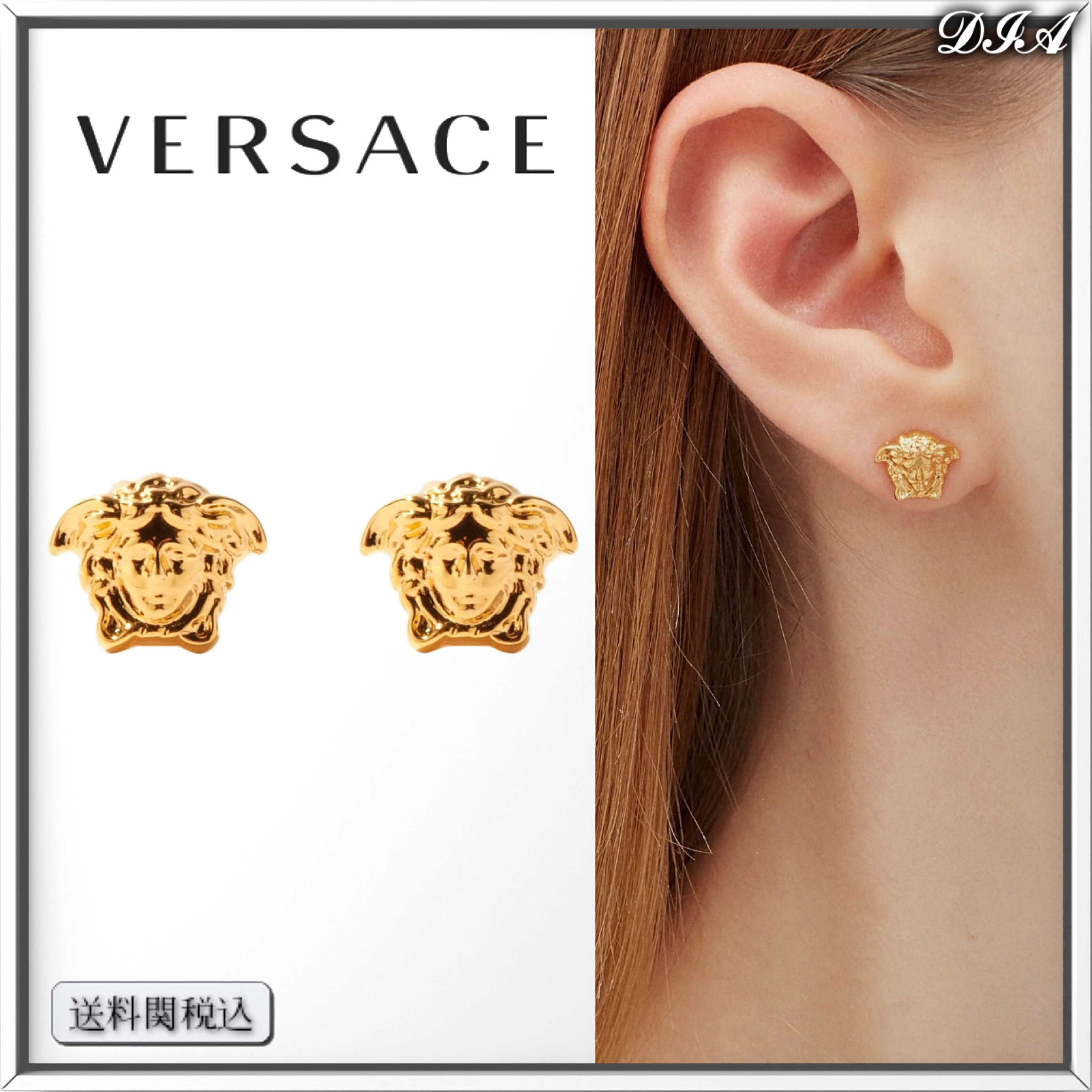 VERSACE メデューサヘッド スタッド ピアス 人気 (VERSACE/ピアス