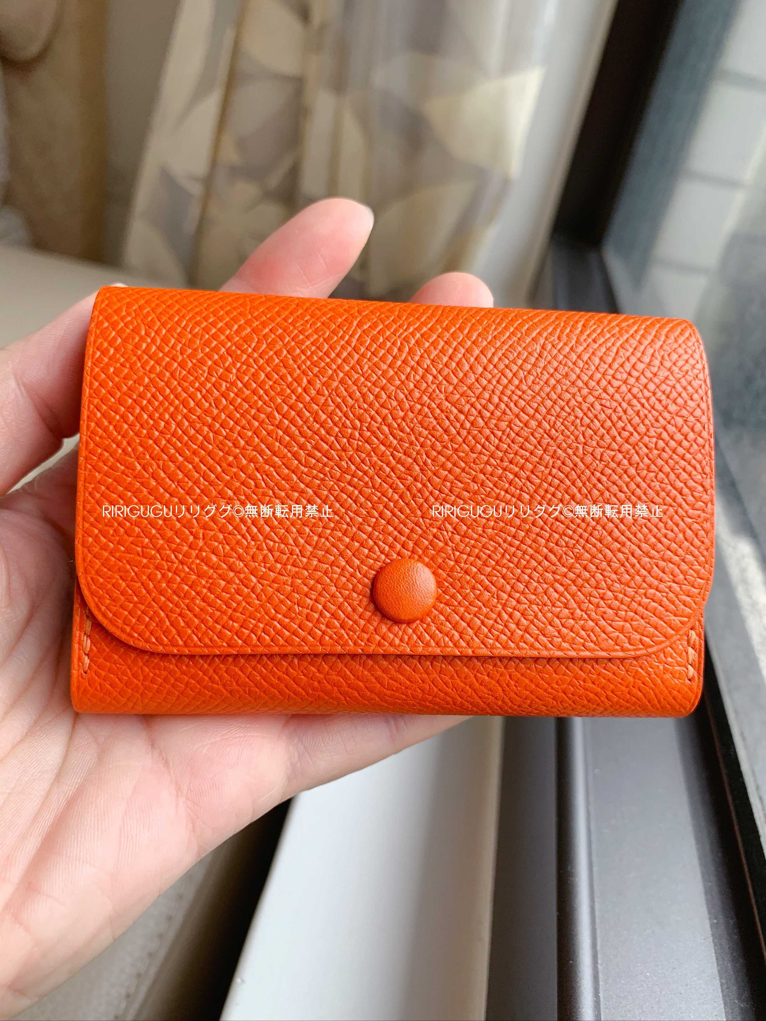 エルメス)フーオレンジ○MC2ニュートン○ カードケース (HERMES/カード