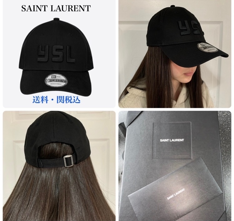 完売前に！ UK発 SAINT LAURENT NEW ERA キャップ／送料込 (Saint