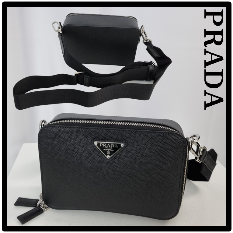 関税込☆PRADA☆サフィアーノレザークロスボディバッグ☆正規品 (PRADA
