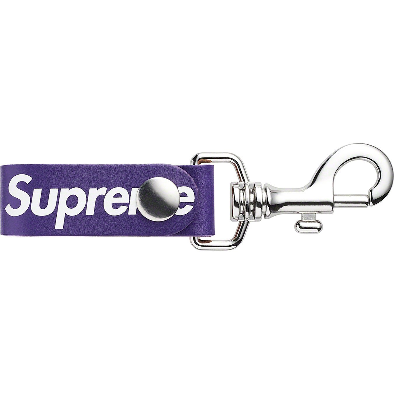 SS21 Supreme Leather Key Loop - シュプリーム キーホルダー (Supreme