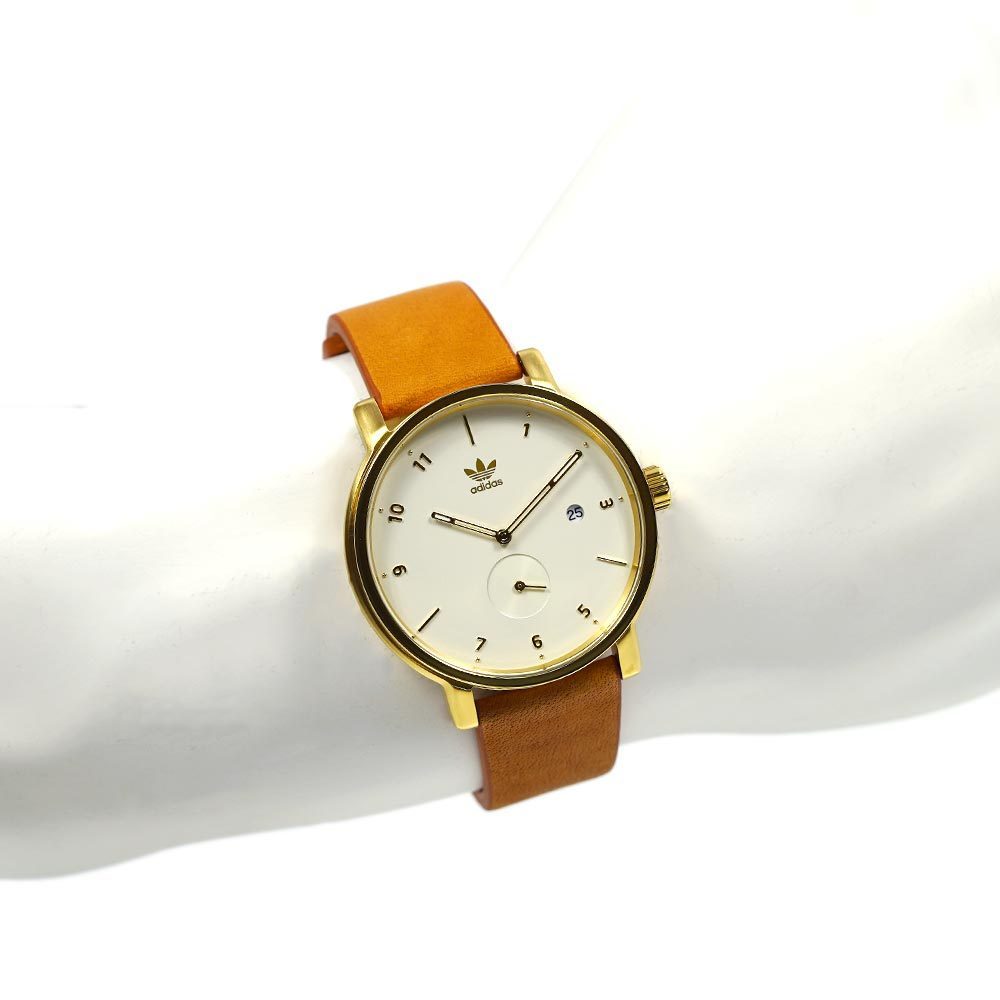 adidas 腕時計 District_LX2 日付カレンダー レザーベルト Z12 (adidas