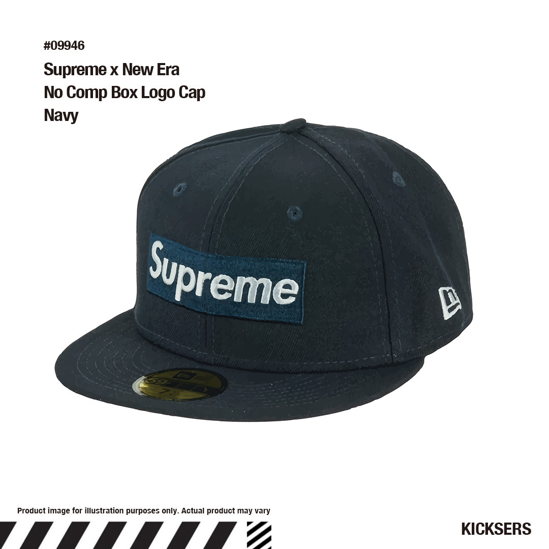 ニューエラ ボックスロゴ Supreme New Era No Comp Box Logo Cap