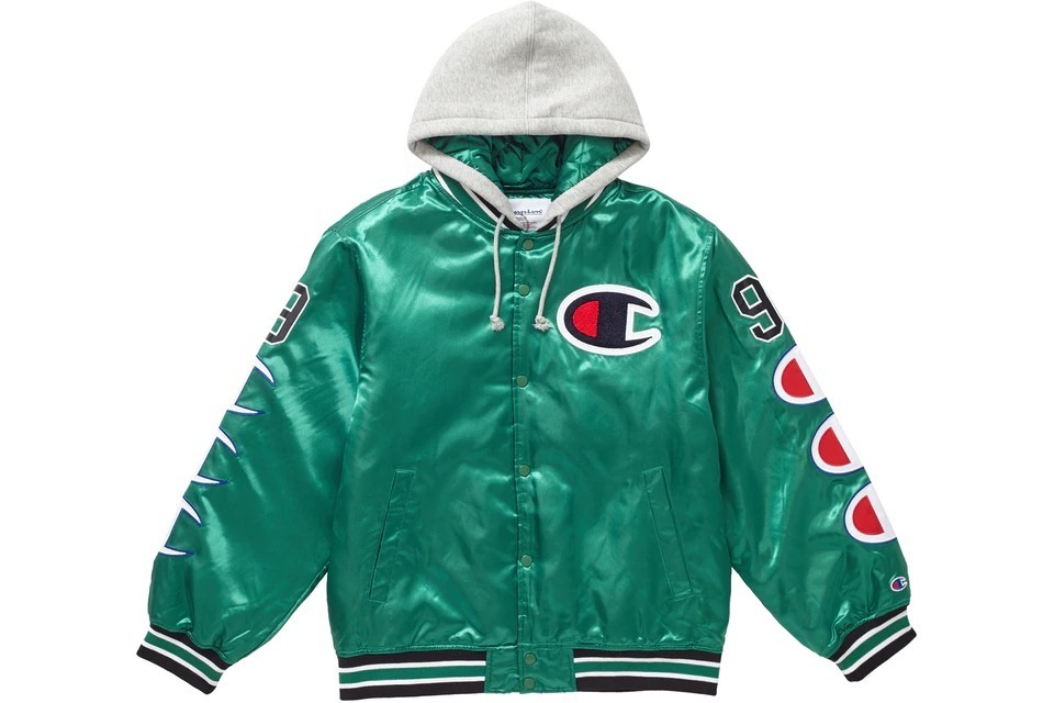 Supreme Champion Hooded Satin Varsity Jacket シュプリーム (Supreme