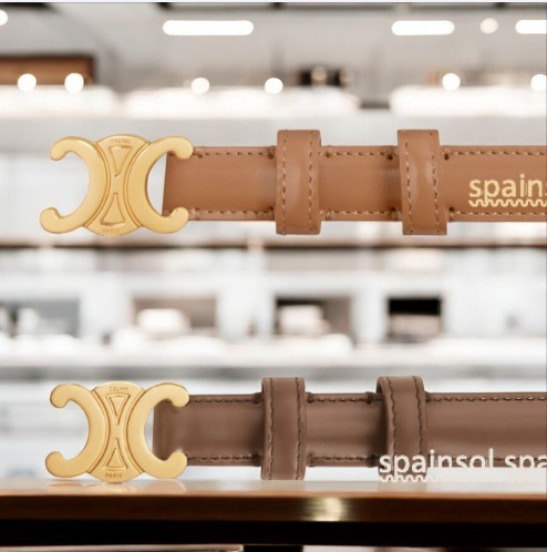 4色展開【CELINE】カーフスキン☆スモール トリオンフ ベルト