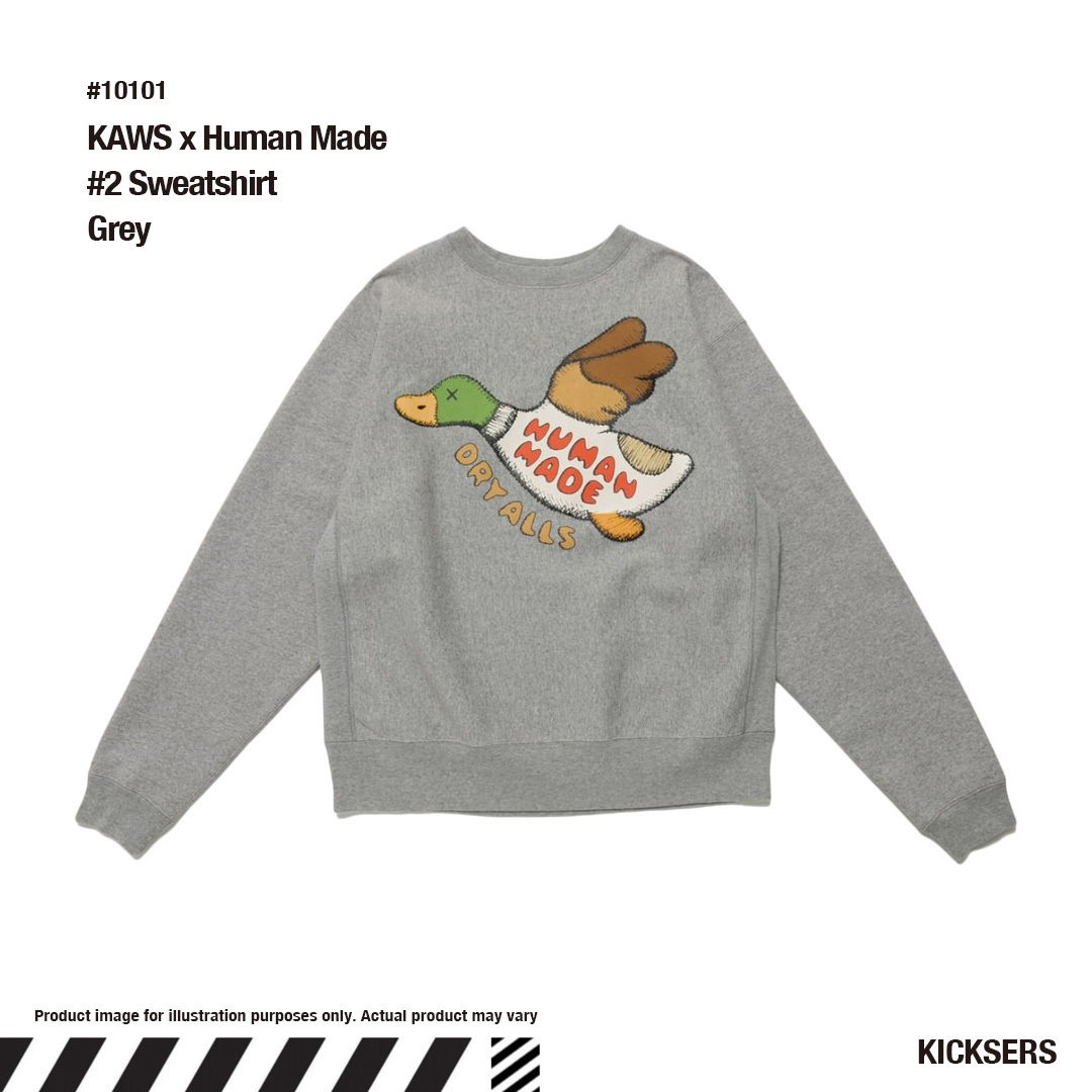 カウズ ヒューマンメイド KAWS x Human Made #2 Sweatshirt (HUMAN