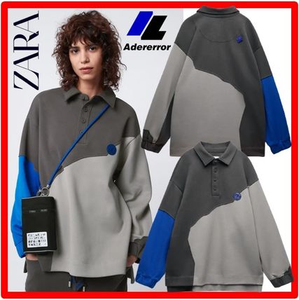 x マルチカラー ZARA(ザラ) ADERERROR(アーダーエラー) ポロシャツ