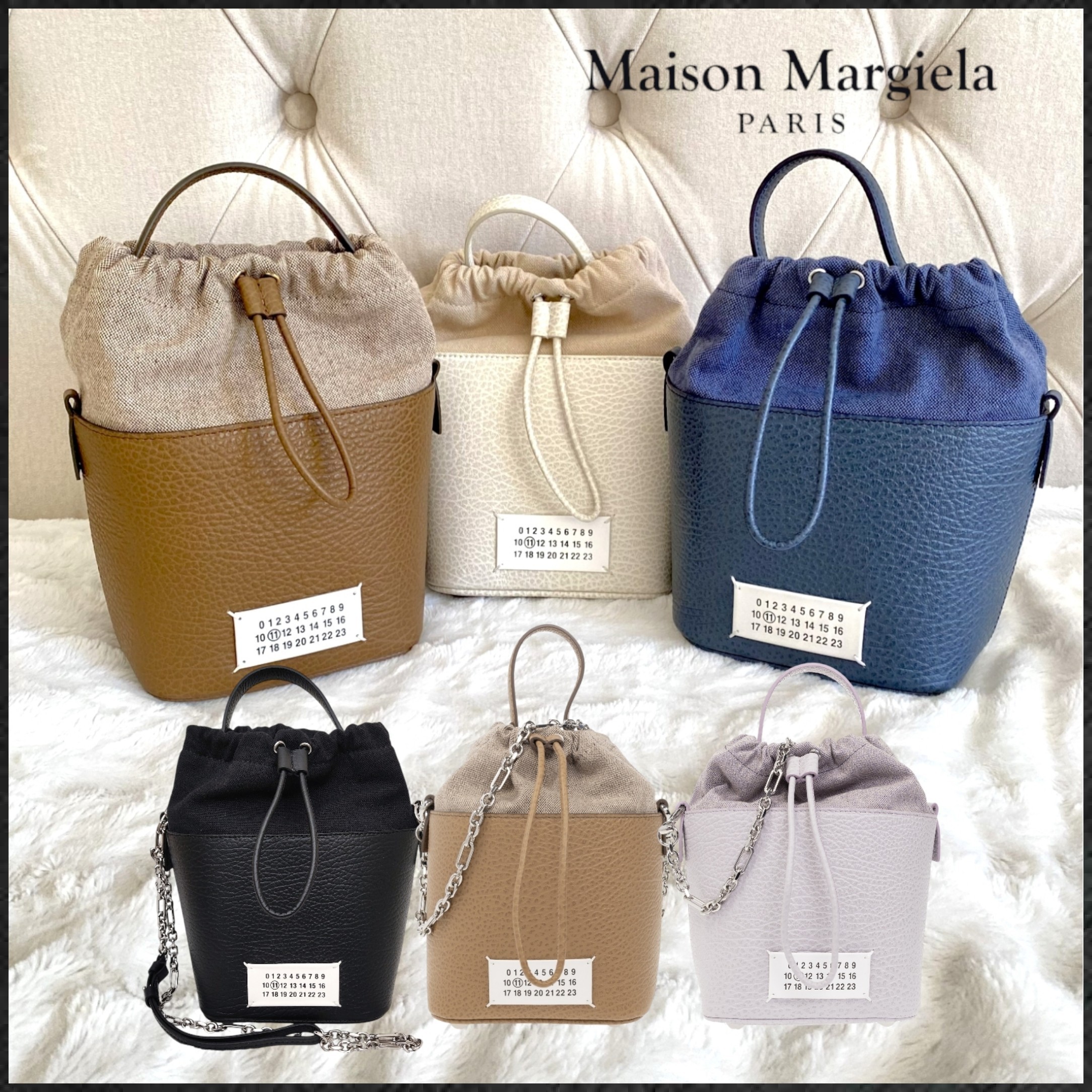 Maison Margiela】5AC mini バケットバッグ (Maison Margiela
