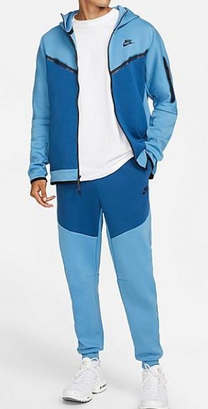Nike Tech フリースパーカー＆ジョガーセット＊ブルー (Nike