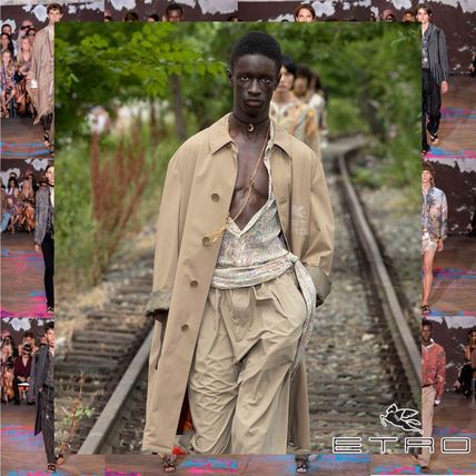 ETRO(エトロ) トレンチコート(メンズ) - ブランド通販のBUYMA