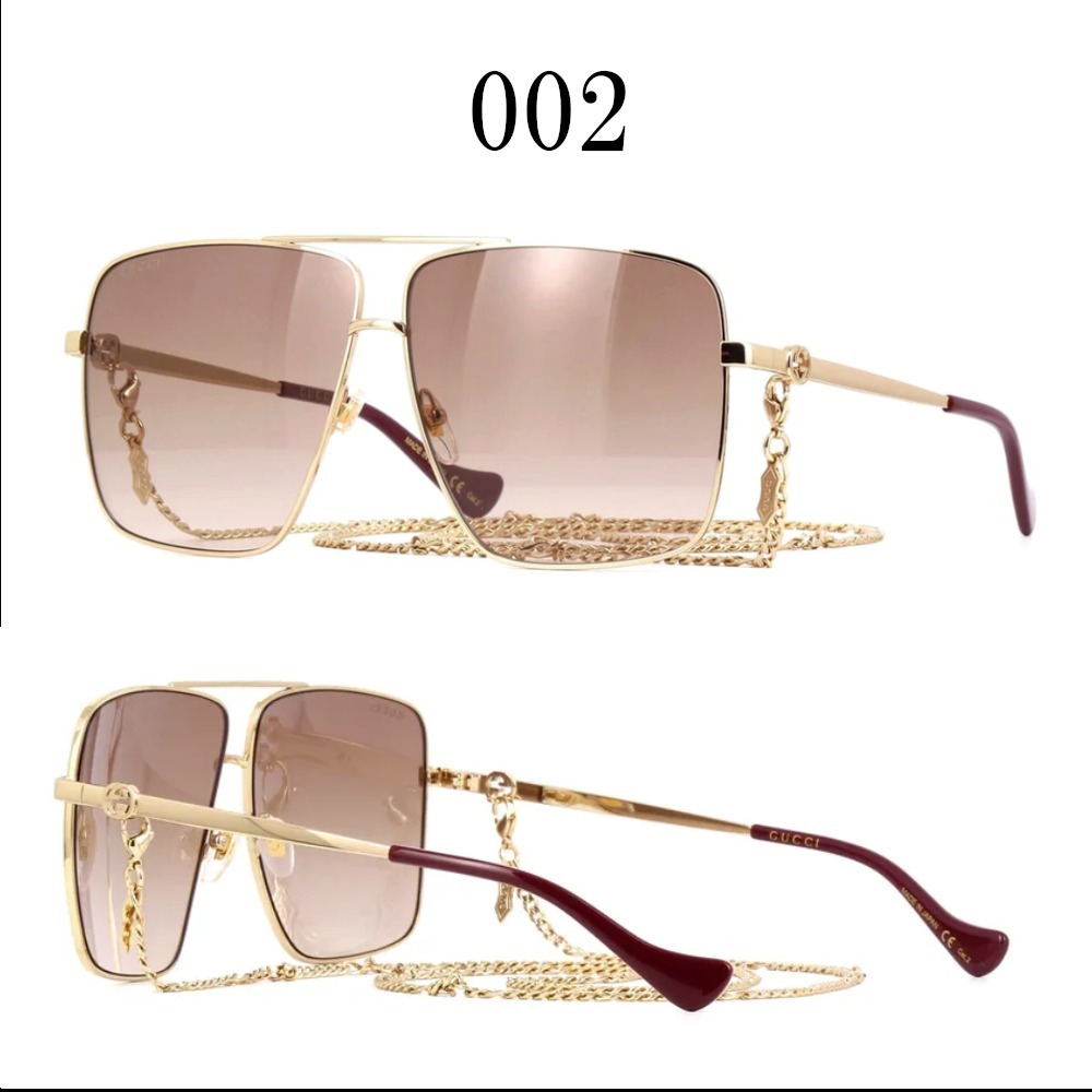 送料,関税込】GUCCI サングラス GG1087S グラスチェーン付き (GUCCI