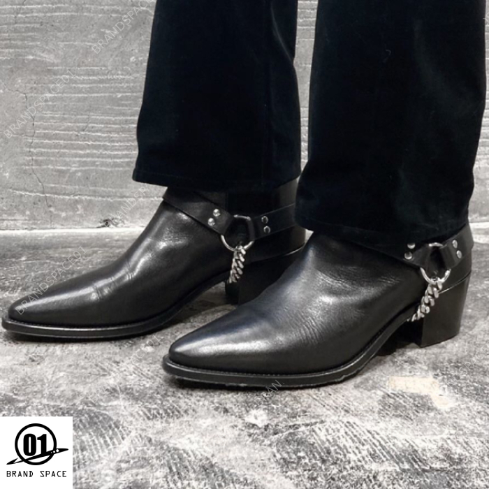 CELINE】カマルグ チェーン バイカー チェルシーブーツ (CELINE/ブーツ