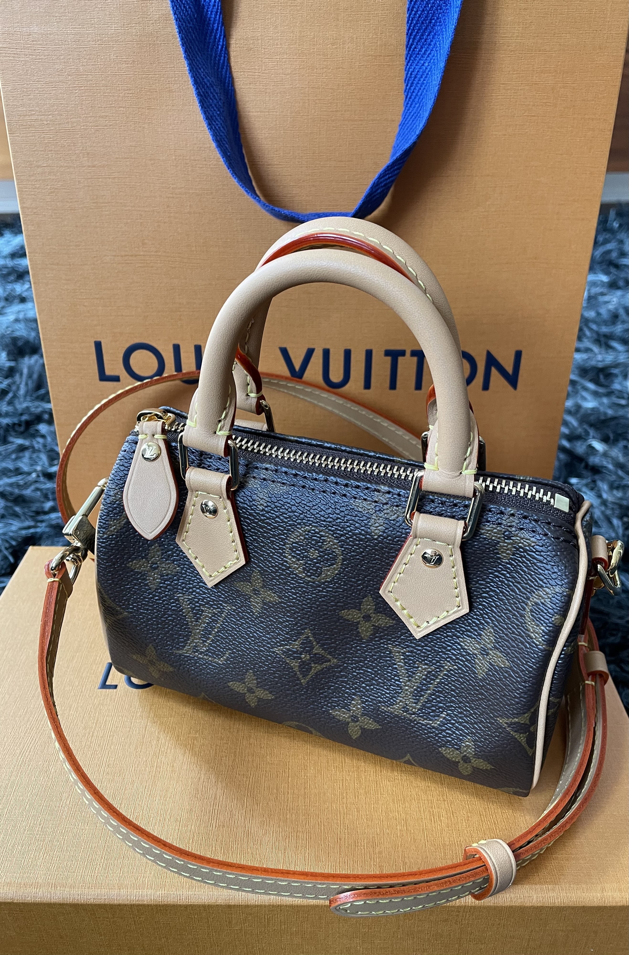 すぐ届く】ルイヴィトン☆定番人気☆ナノスピーディ M81085 (Louis