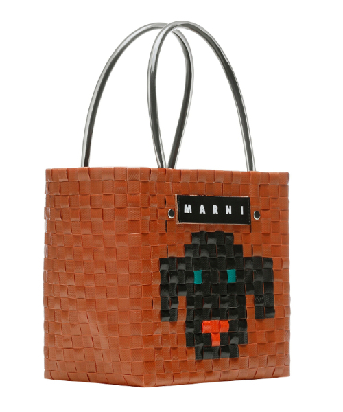 マルニ ピクニックバッグミニ 22SS アニマルバスケット (MARNI/トート
