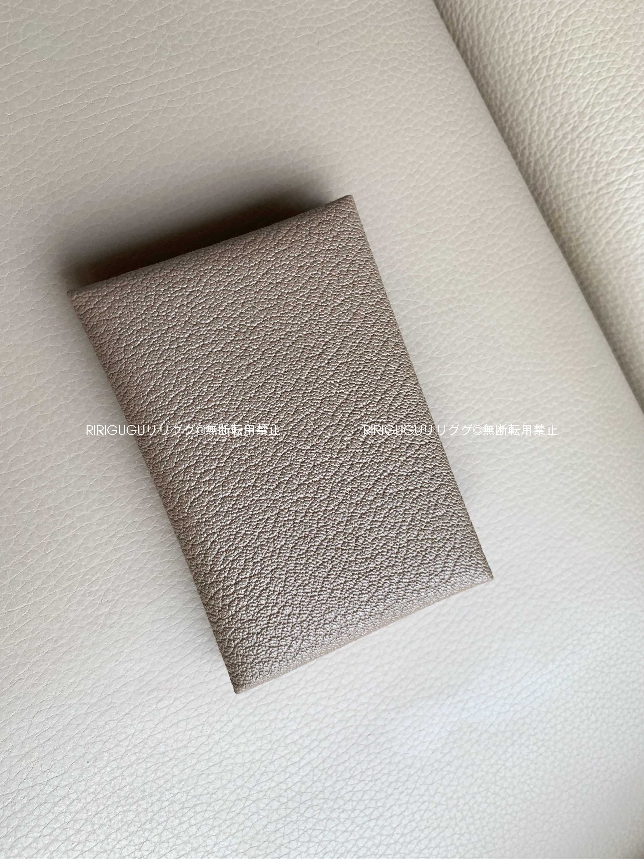 エルメス)エトゥープ☆カルヴィ デュオ☆カード＋コインケース (HERMES