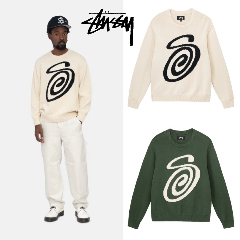 STUSSY】CURLY S SWEATER (STUSSY/ニット・セーター) 86282394【BUYMA】