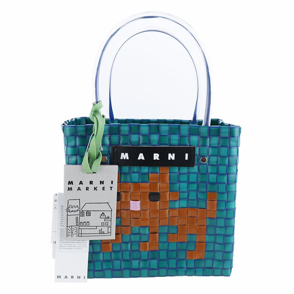Marni Market スクランブルバッグ トートバッグ 人気 カゴバッグ