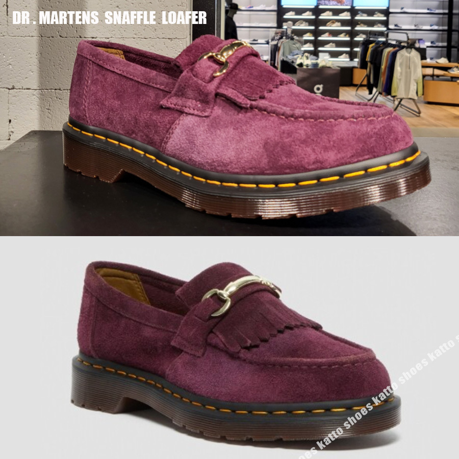 Dr Martens☆スナッフル ローファー☆スウェード☆パープル系 (Dr