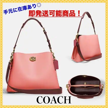 ピンク系 Coach Willow(コーチ ウィロウ) ショルダーバッグ