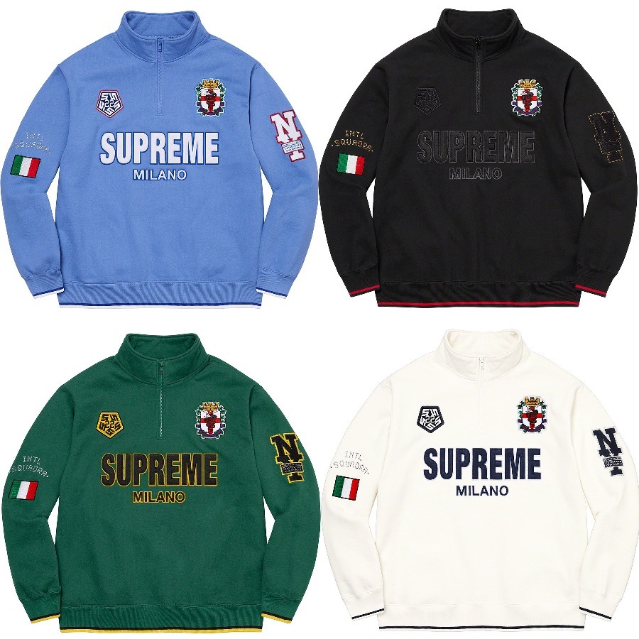 22AW 立ち上げ Supreme Milano Half Zip Pullover (Supreme/トップス