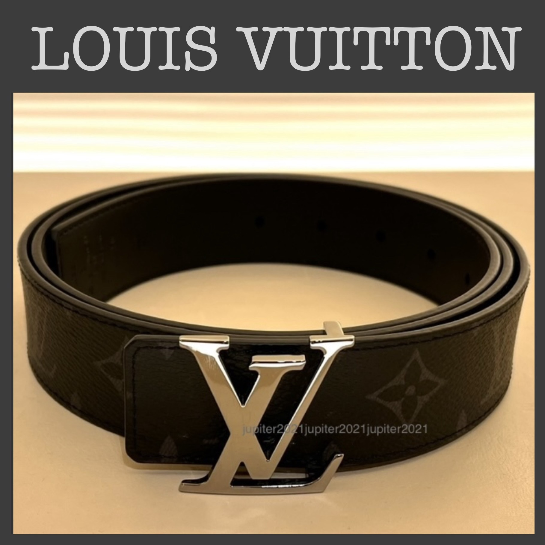 国内即発】ルイヴィトン モノグラム 35MM リバーシブルベルト (Louis