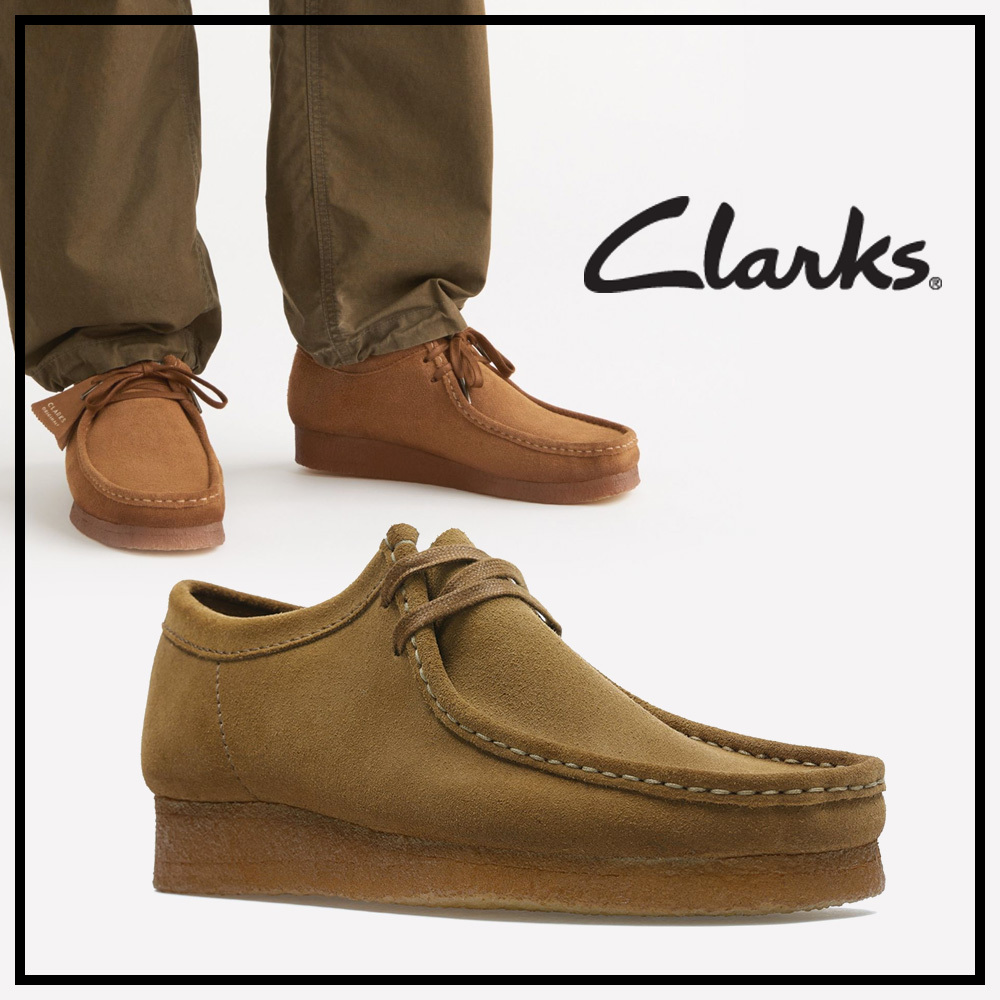 Clarks】クラークス ワラビー コーラ モカシン スエード (Clarks
