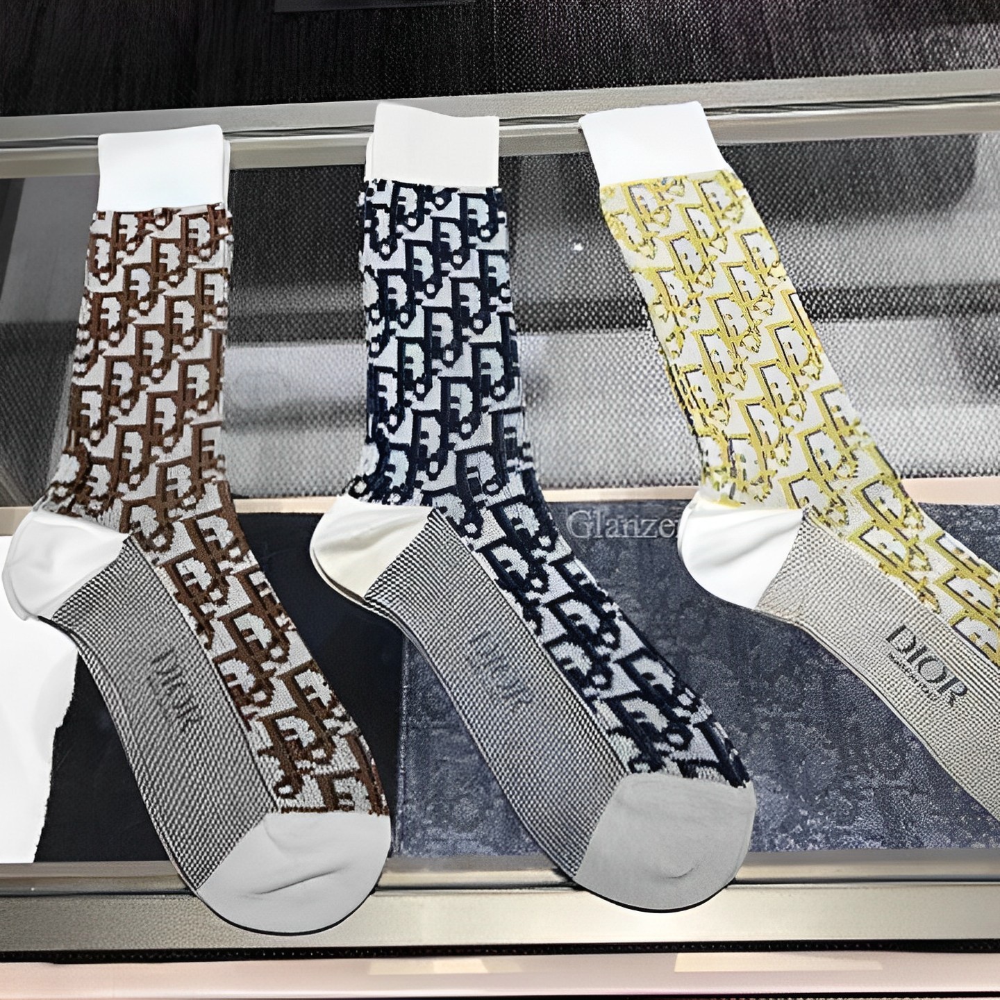 ☆お洒落アイテム☆【Dior】ディオール オブリーク ソックス (Dior