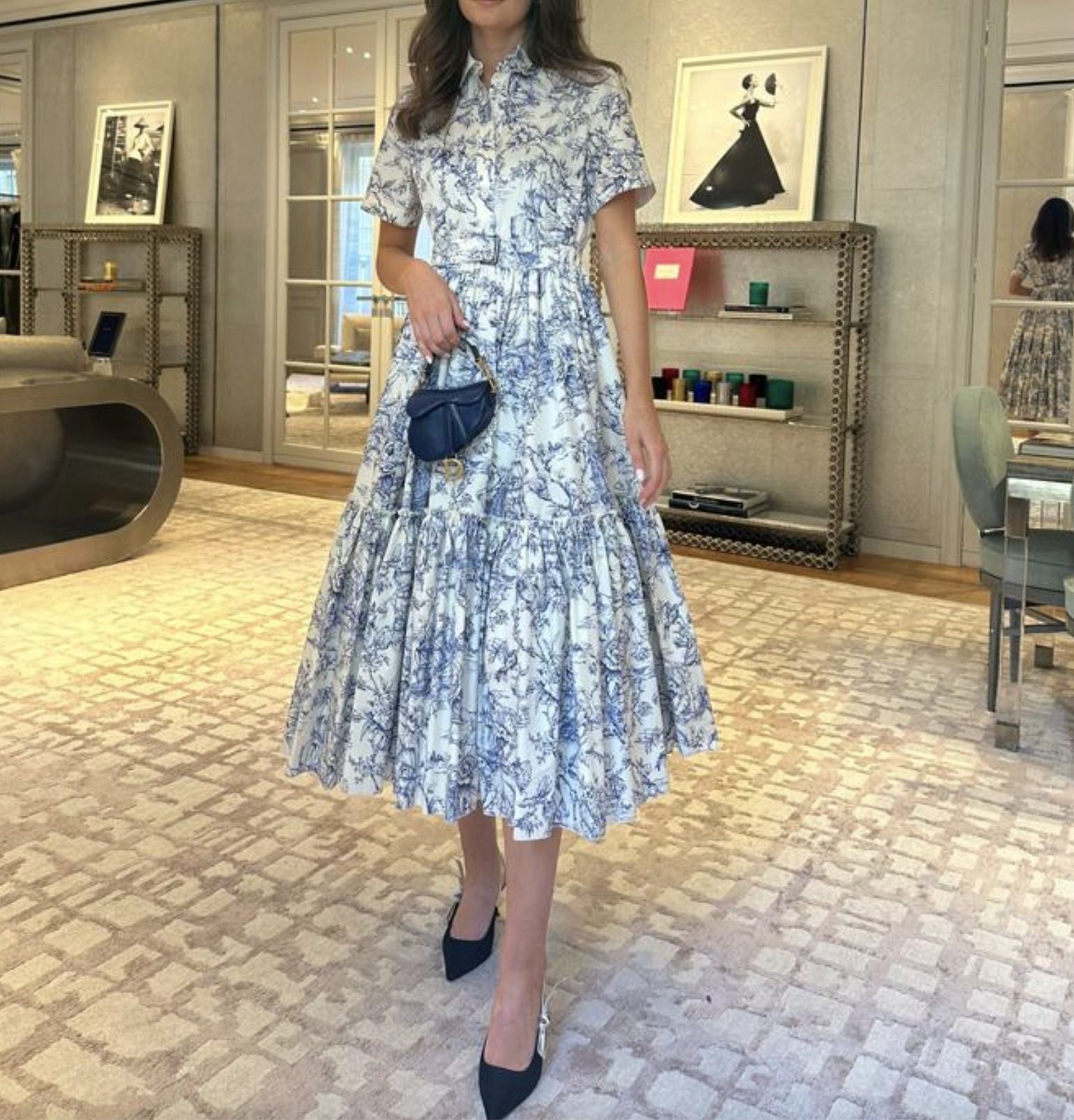 DIOR直営】23CRUISE 稀少 ベルト付き ドレス (Dior/ワンピース