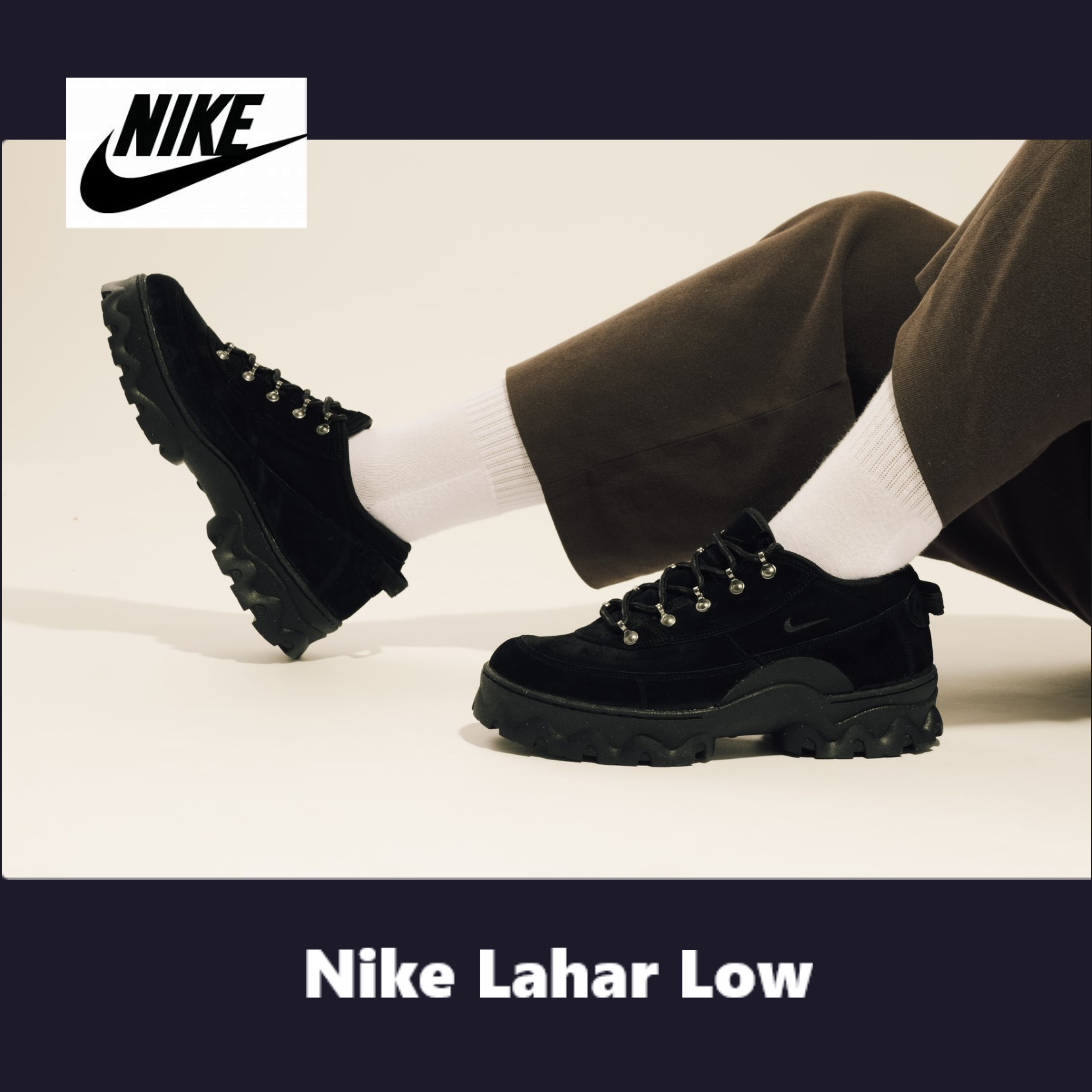 NIKE【Nike Lahar Low】ウィメンズ ラハール ロー Black (Nike