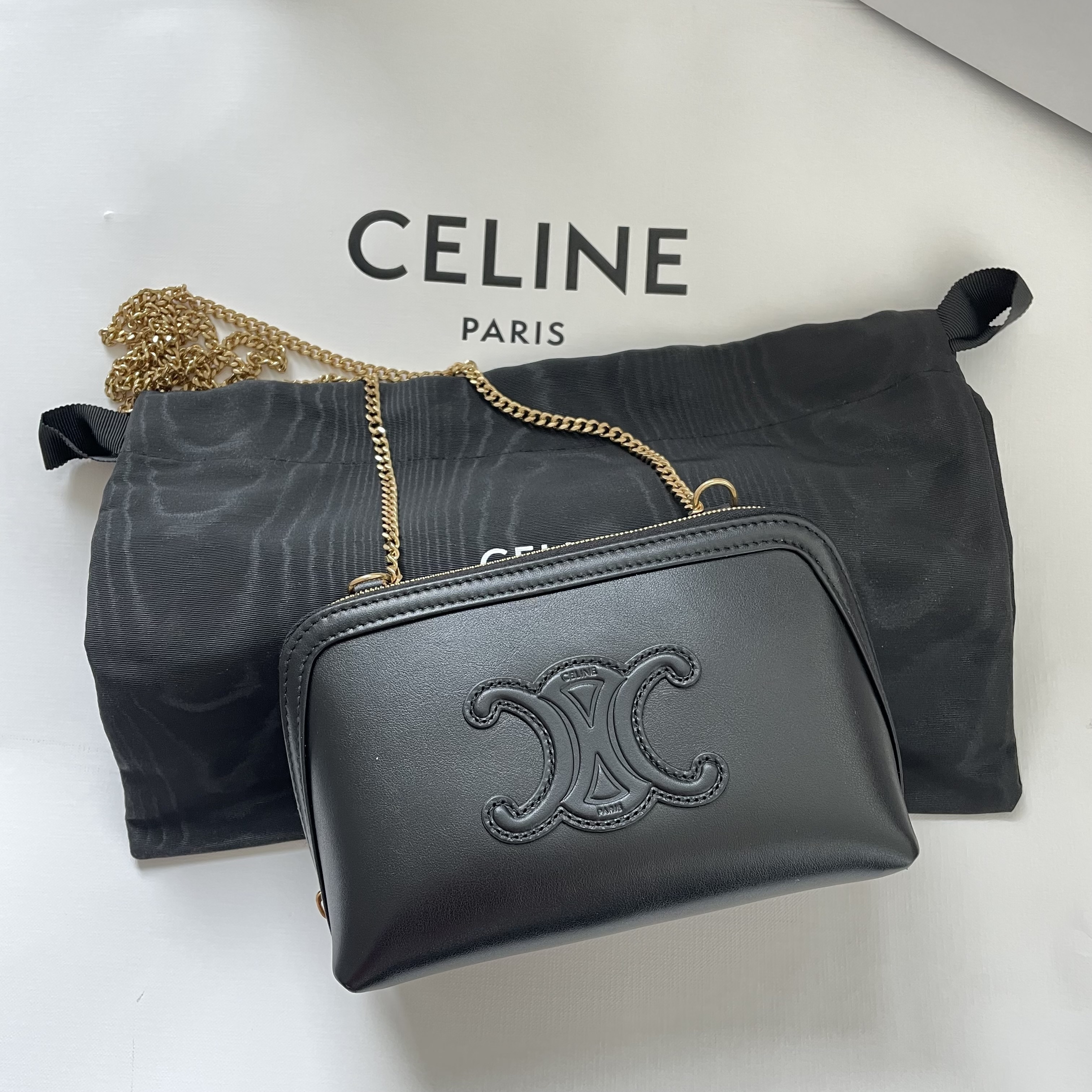 セリーヌ チェーンクラッチ(直営店) (CELINE/ショルダーバッグ