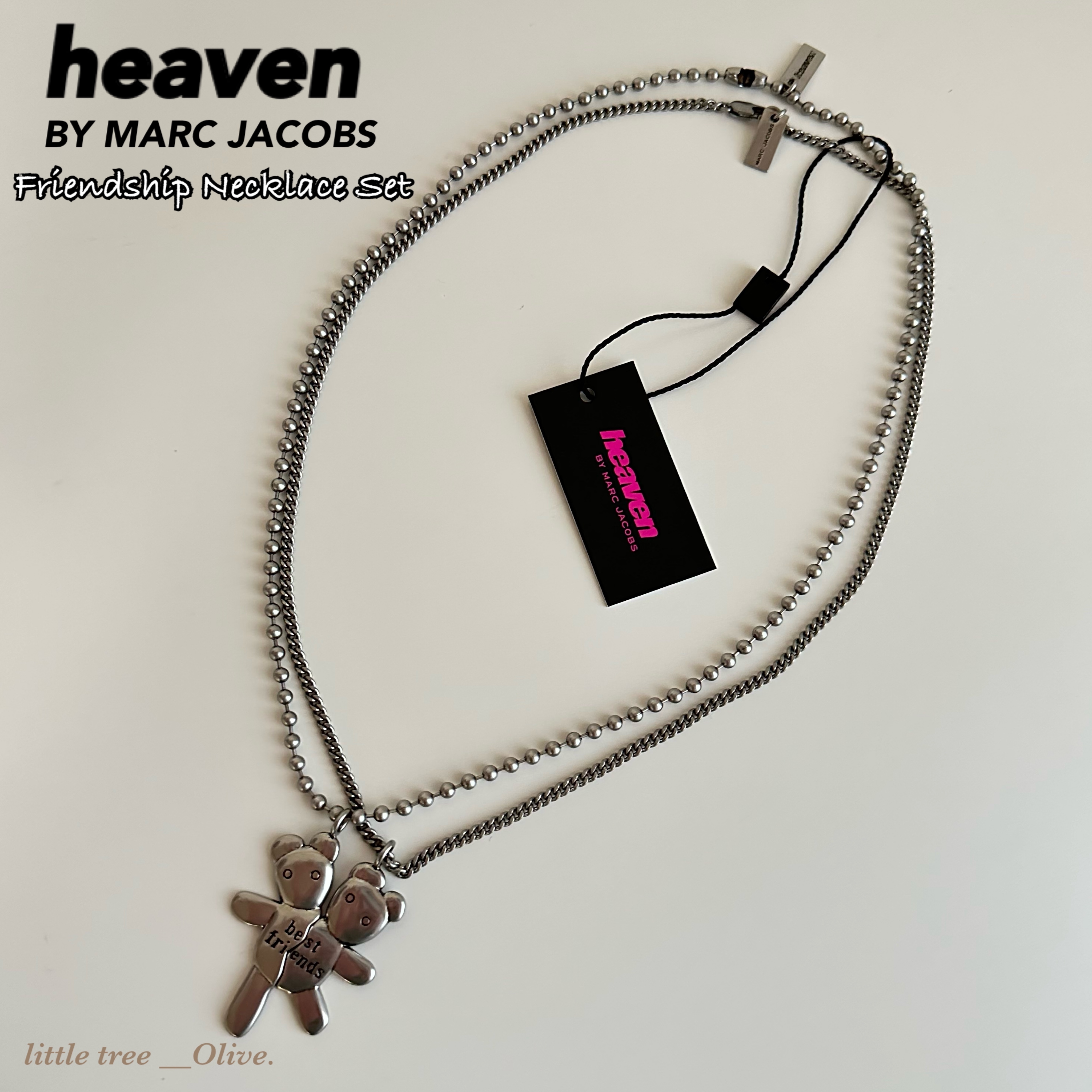 ◇heaven BY MARC JACOBS◇FRIENDSHIP ネックレスセット (heaven BY