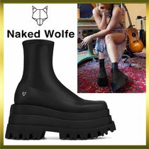 関送込】Naked Wolfe Sassy プラットフォーム アンクルブーツ (Naked
