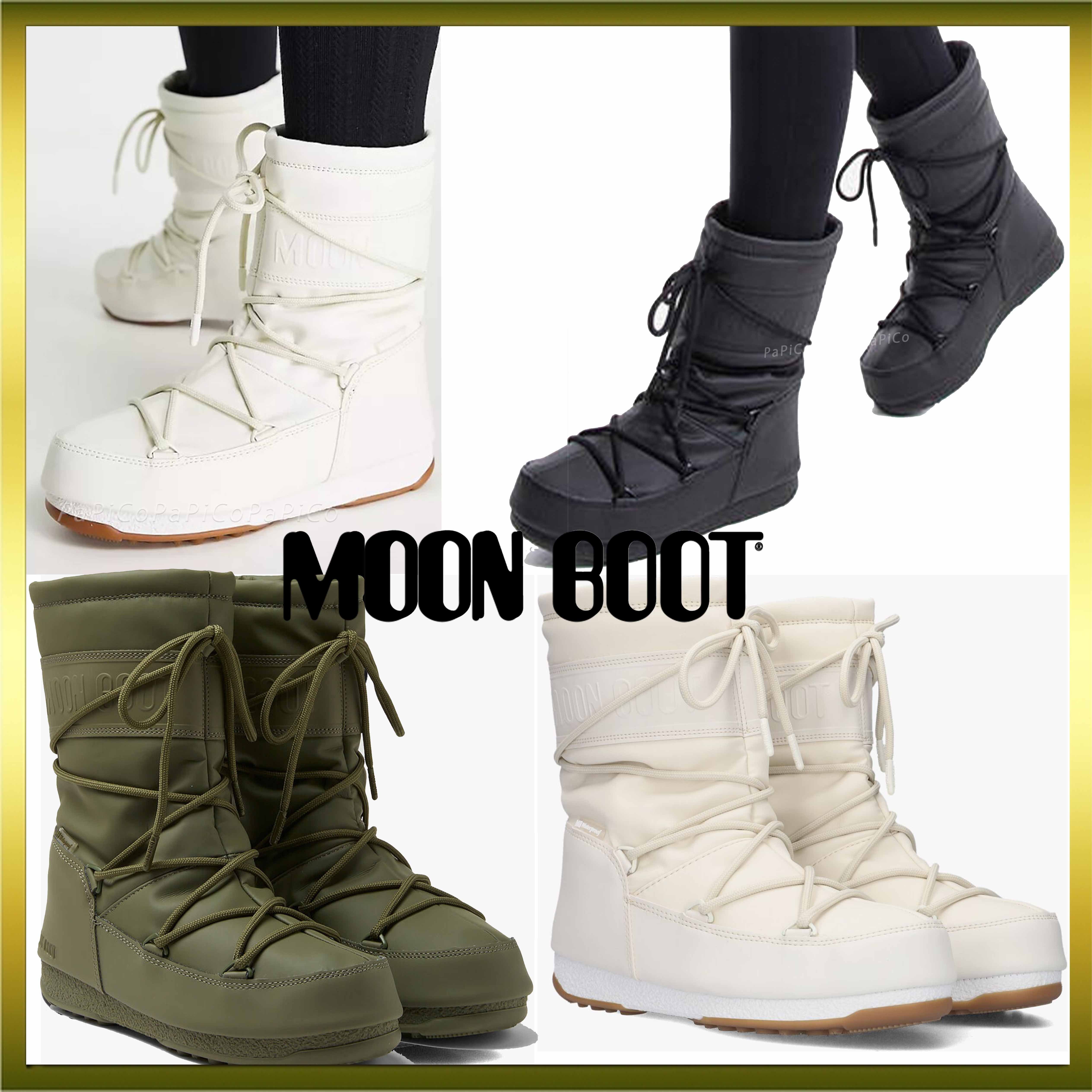 関税送料込】MOON BOOT アイコン ナイロン スノーブーツ (MOON BOOT
