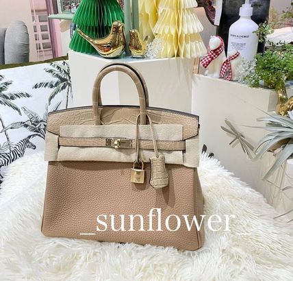 ベージュ系 HERMES Birkin(エルメス バーキン) ハンドバッグ