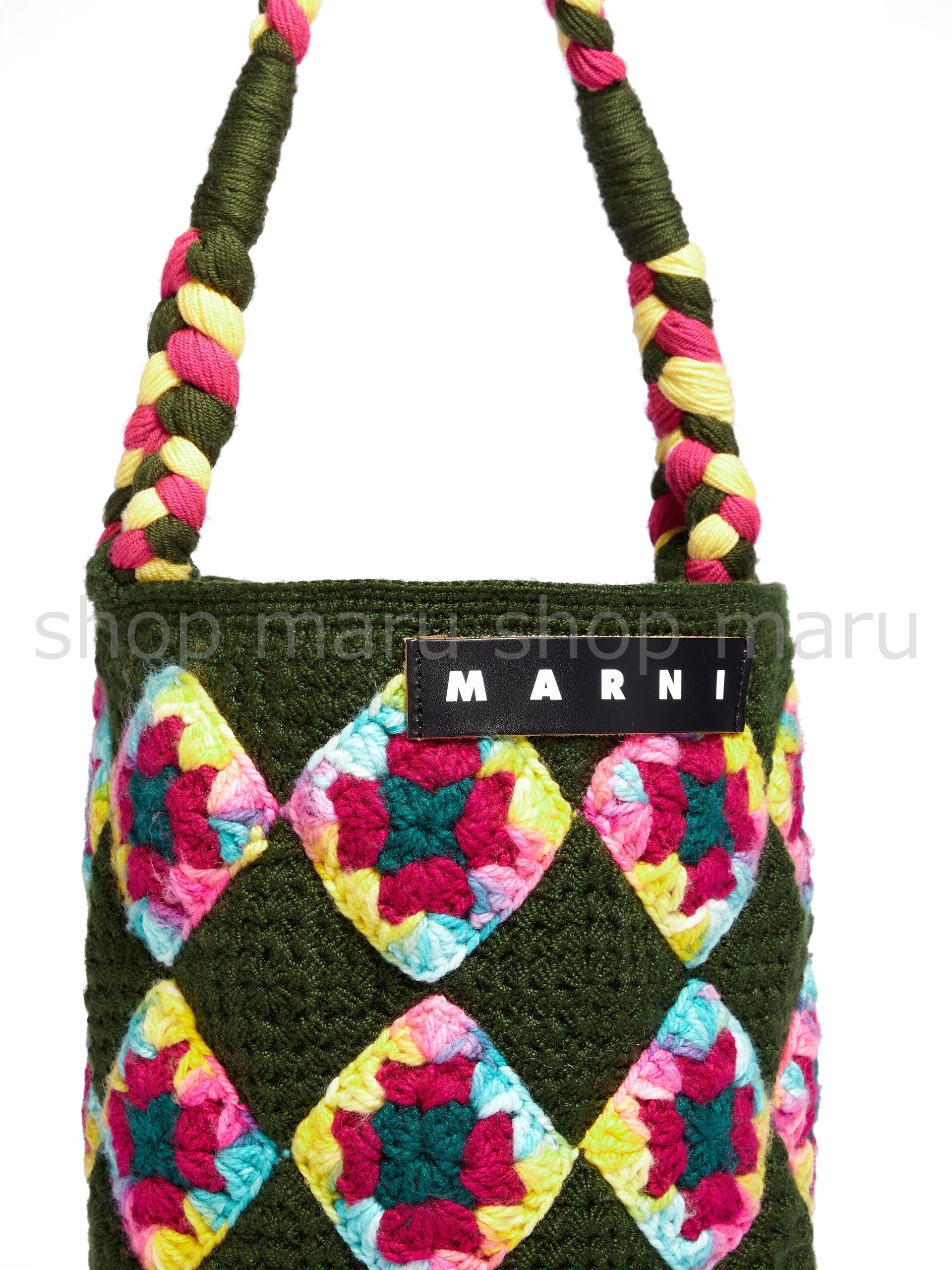 MARNI◇ラージ クロシェ バッグ◇マルチカラー バケット型 2色 (MARNI