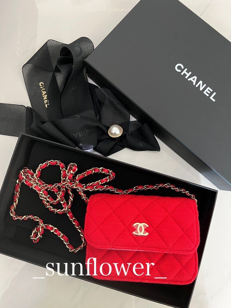 シャネル VIP限定ギフト☆ ミニフラップバッグ レッド (CHANEL