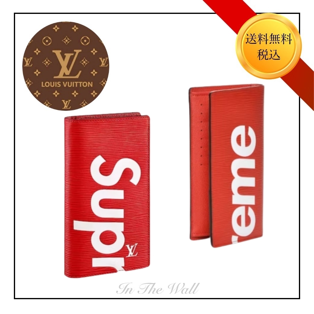 入手困難☆コラボ【LOUIS VUITTON x Supreme】ブラザ 長財布 (Louis