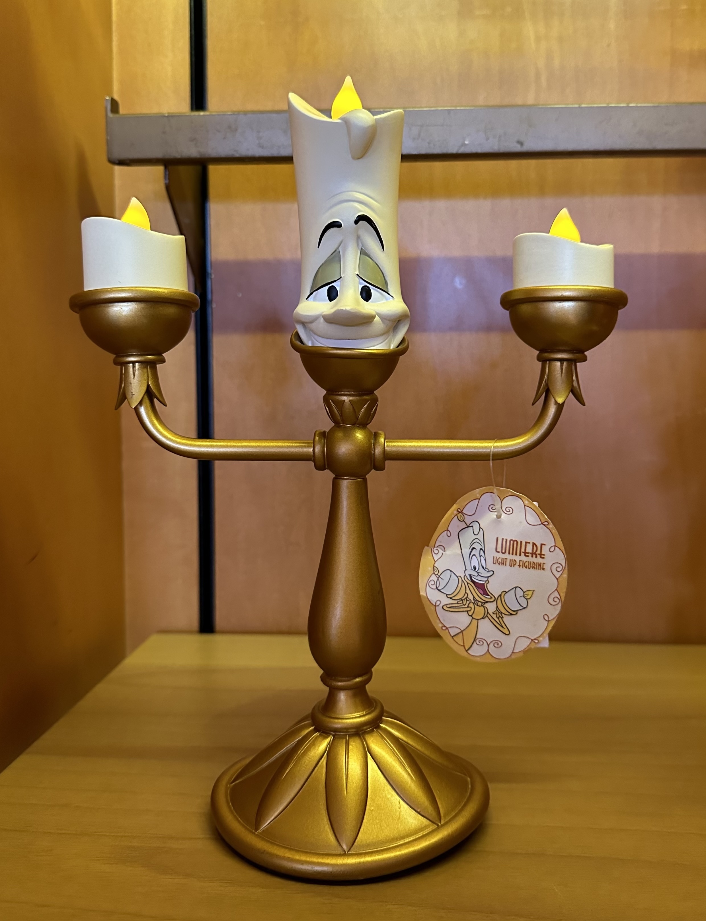 Disney】海外ディズニー 美女と野獣 ルミエール フィギュア (Disney