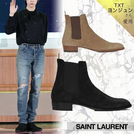 スエード Saint Laurent(サンローラン) ブーツ(メンズ) - ブランド通販