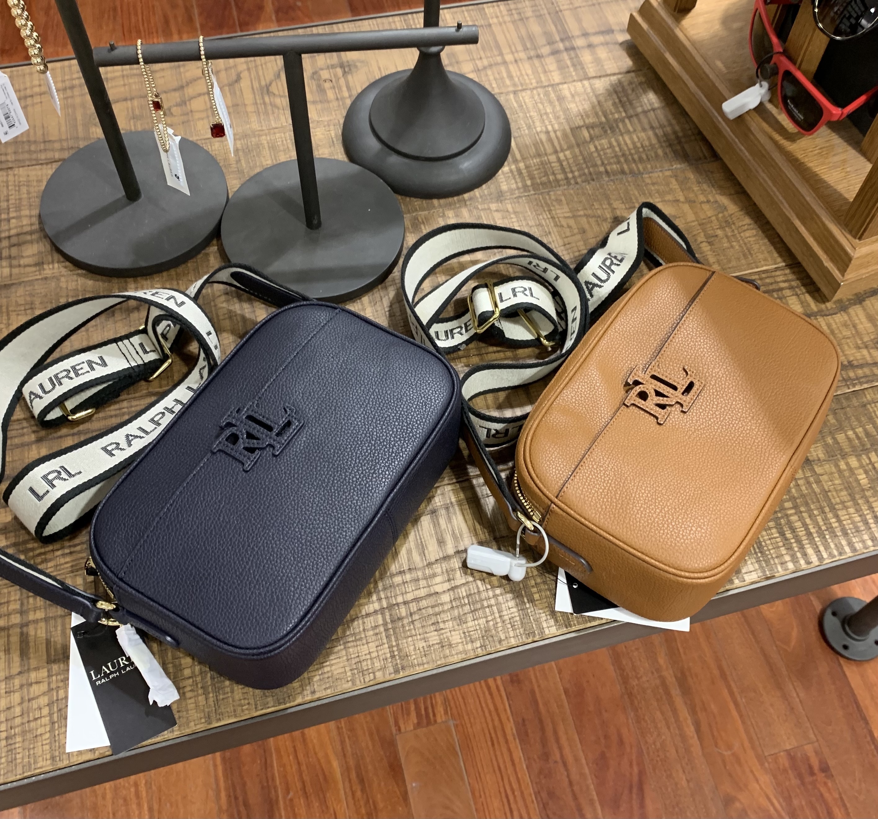 ロゴストラップレザークロスボディ Ralph Lauren (Ralph Lauren