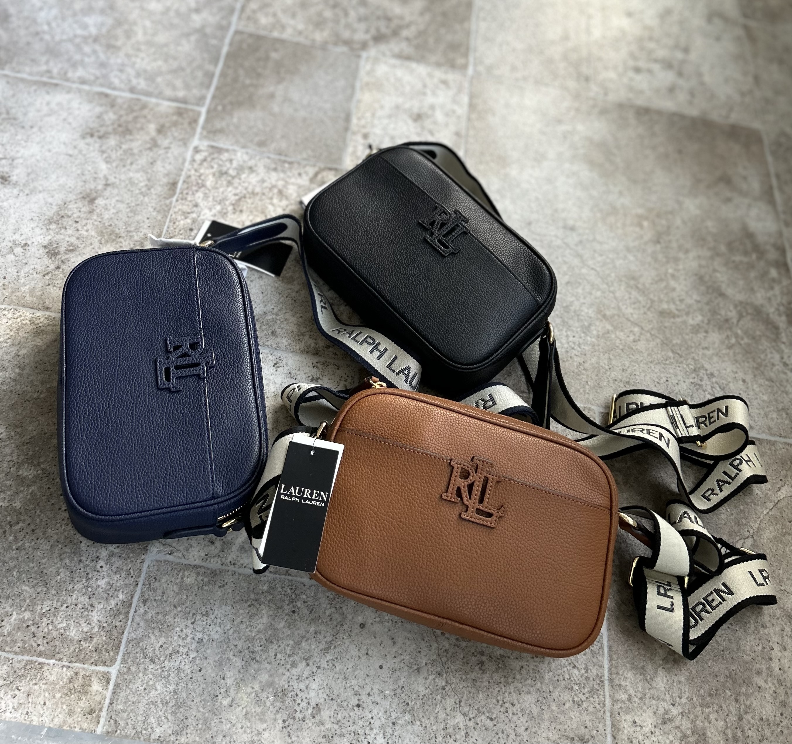 ロゴストラップレザークロスボディ Ralph Lauren (Ralph Lauren