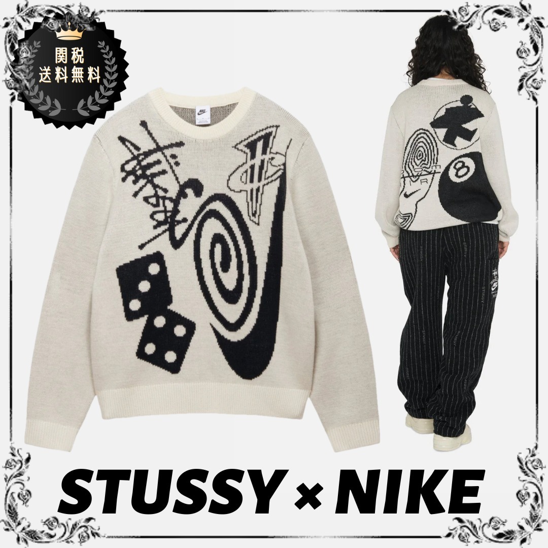 Stussy × Nike Knit Sweater ニット セーター ○関送無料○ (STUSSY