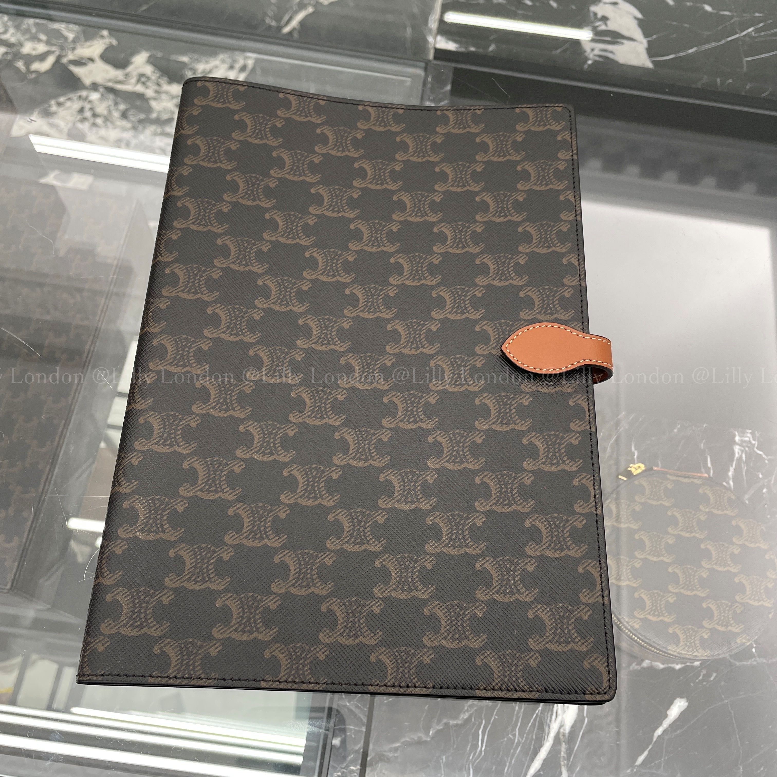 セリーヌ CELINE ノートブックカバー トリオンフキャンバス L (CELINE