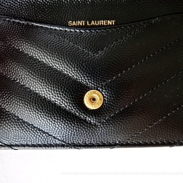 △【SALE】□サンローラン国内発□フラップカードケース (Saint