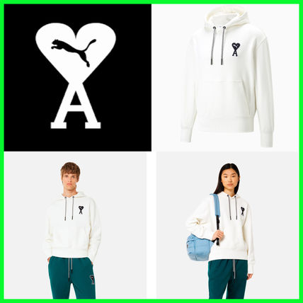 puma ホワイト（白）系 AMI PARIS(アミ パリス) トップス(メンズ